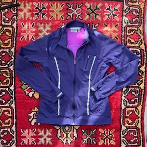 Athleta Purple Zip-Up Jacket